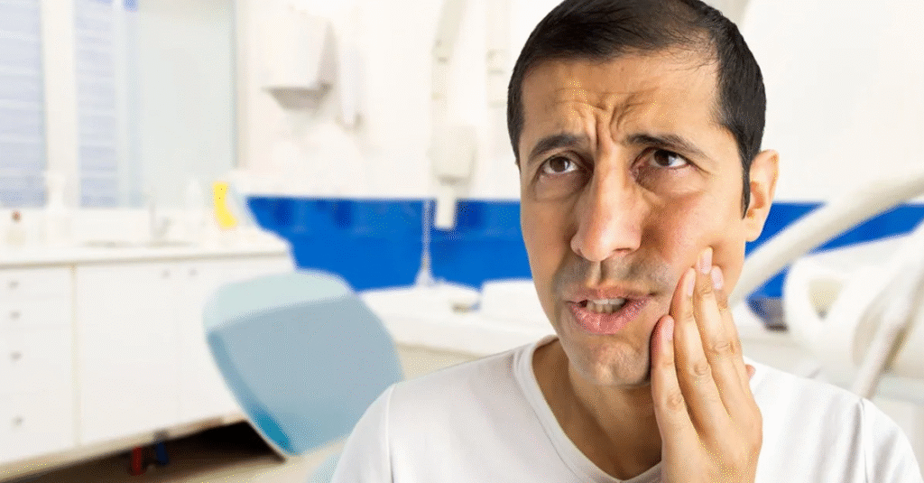 Pain in wisdom tooth